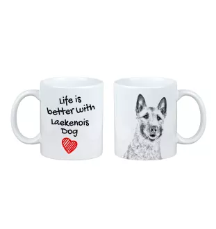 Laekenois Belgischer Schäferhund - Tasse mit Hund, Tasse mit Bild, personalisiertes Geschenk der Marke Art-Dog