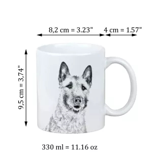 Laekenois Belgian Shepherd Dog - cup with a dog, cute cup with graphics, a gift with your photo from the Art-Dog brand
