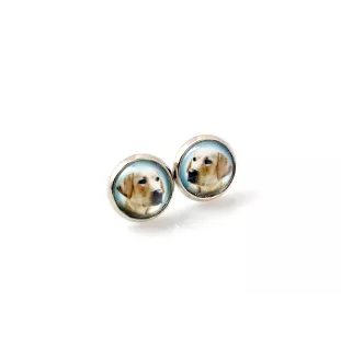 Labrador Retriever, retriever du Labrador I - boucles d'oreilles votre photo faite à la main, votre propre photo, bijoux de la marque Art.-Dog