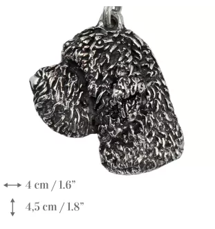 Romagna Water Dog, Lagotto Romagnolo - Necklace with dog, silver-plated pendant for dog fan, unique jewelry by Art-Dog brand