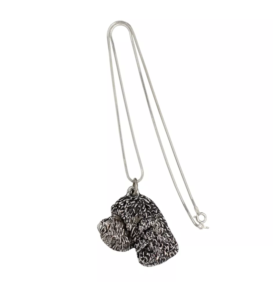 Chien d'eau romagnol, Lagotto Romagnolo - Collier pour chien, bijoux uniques pour les fans de chiens, pendentif vipère unique de la marque Art-Dog