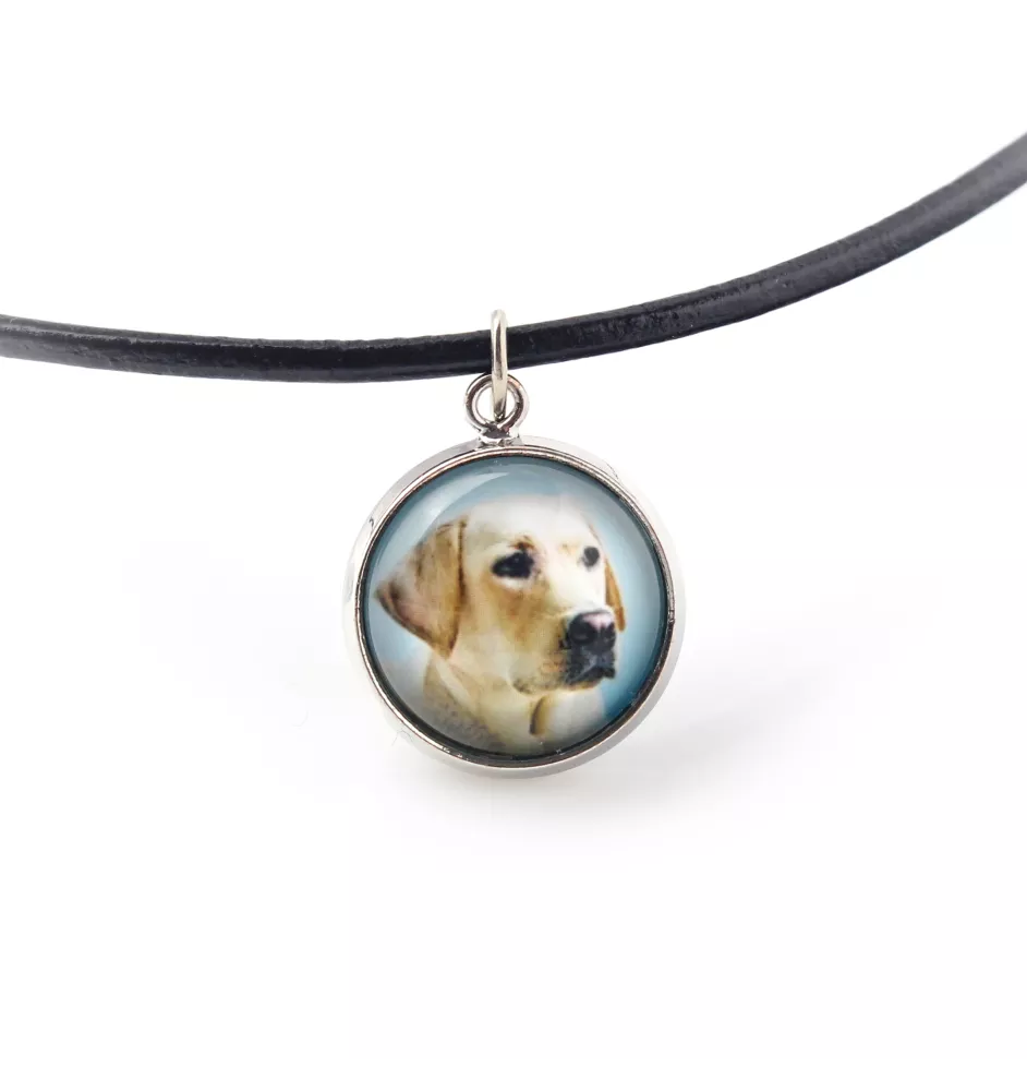 Labrador Retriever, retriever du Labrador I - collier pendentif avec votre photo, fait main, bijoux de la marque Art-Dog