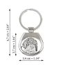 Chien d'eau romagnol, Lagotto Romagnolo - porte-clés avec chien, porte-clés imprimé, breloque personnalisée de la marque Art-Dog