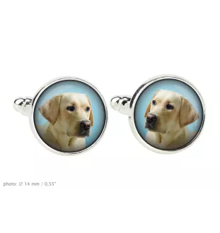 Labrador Retriever I - Manschettenknöpfe in einer Schachtel, handgefertigter Schmuck, Produkt der Marke Art-Dog