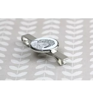 Romagna Water Dog, Lagotto Romagnolo - tie clip with a dog, personalized tie clip, a unique gift for a man from the Art-Dog brand