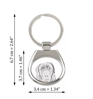 Labrador Retriever, retriever du Labrador - porte-clés avec chien, porte-clés imprimé, breloque personnalisée de la marque Art-Dog