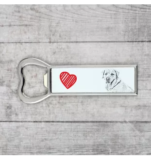Labrador Retriever I - Flaschenöffner mit Hund, personalisierter Flaschenöffner für den Kühlschrank, ein einzigartiges Geschenk für Männer von der Marke Art-Dog