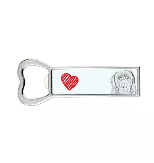 Labrador Retriever - bottle opener with a dog, personalized fridge opener, unique gift for a man by Art-Dog brand