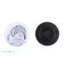 Chien d'eau romagnol, Lagotto Romagnolo - aimant avec un œil de chien, exceptionnellement léger, aimant puissant, produit fabriqué à la main par la marque Art-Dog