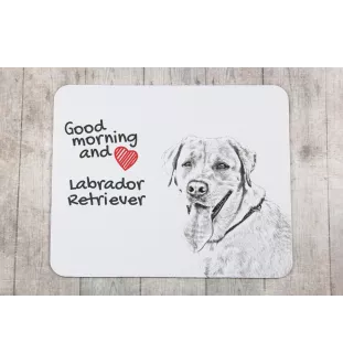 Labrador Retriever, retriever du Labrador I - tapis de souris personnalisé avec impression, tapis de souris personnalisé avec chien, accessoire unique pour employé de bureau de la marque Art-Dog