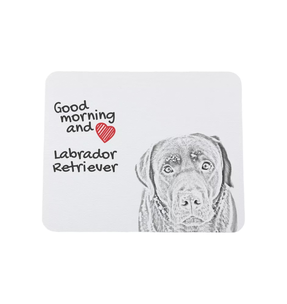 Labrador Retriever - mouse pad with print, personalized dog-themed mouse pad, unique gadget for an office worker by Art-Dog brand