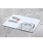 Labrador Retriever, retriever du Labrador - tapis de souris personnalisé avec impression, tapis de souris personnalisé avec chien, accessoire unique pour employé de bureau de la marque Art-Dog