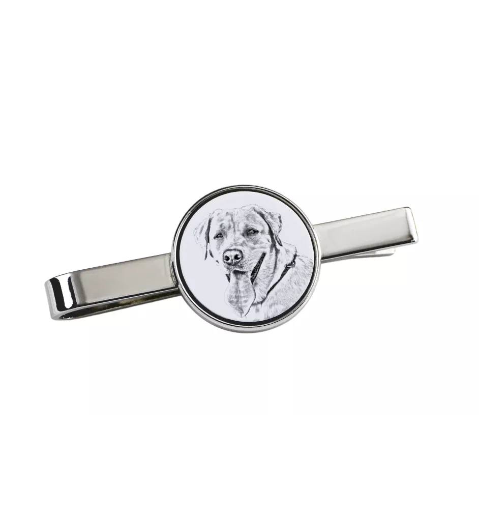 Labrador Retriever I - Krawattenklammer mit Hund, personalisierter Krawattenclip, einzigartiges Geschenk für Männer von der Marke Art-Dog