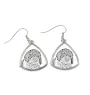 Chien d'eau romagnol, Lagotto Romagnolo - boucles d'oreilles avec chien, boucles d'oreilles pendantes avec photo, bijoux personnalisés avec impression de la marque Art-Dog