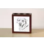Labrador Retriever I - Stifthalter mit Hund, Schreibtischorganizer mit Aufdruck, personalisierte Schreibtischdekoration der Marke Art-Dog