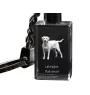 Labrador Retriever I - Crystal key ring with dog photo, illuminated key ring, unique gift by Art-Dog brand