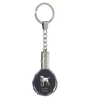 Labrador Retriever I brelok do kluczy owalny z psem Art-Dog