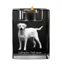 Labrador Retriever, retriever du Labrador I - Bougeoir avec photo de chien, porte bougie en cristal, cadeau personnalisé par la marque Art-Dog