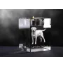 Labrador Retriever, retriever du Labrador I - Bougeoir avec photo de chien, porte bougie en cristal, cadeau personnalisé par la marque Art-Dog