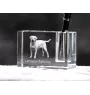 Labrador Retriever I - Pen stand, crystal organiser with dog photo, unique desk decoration by Art-Dog brand