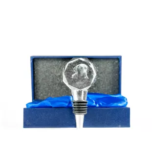 Labrador Retriever - Bottle stopper, crystal wine stopper with photo, personalised gift for bartender by Art-Dog brand