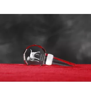 Labrador Retriever, retriever du Labrador I - Bouchon de bouteille en cristal, bouchon de vin unique avec photo, cadeau personnalisé pour sommelier par la marque Art-Dog