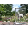 Labrador Retriever I - crystal with a picture of a dog, photo in glass, modern exhibition of Art-Dog brand photo