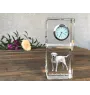 Labrador Retriever, retriever du Labrador I - montre en cristal avec photo, photo de chien dans un cristal, horloge de bureau personnalisée de la marque Art-Dog