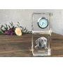 Labrador Retriever - crystal clock with a photo, a photo of a dog in crystal, personalized desk clock by Art-Dog brand