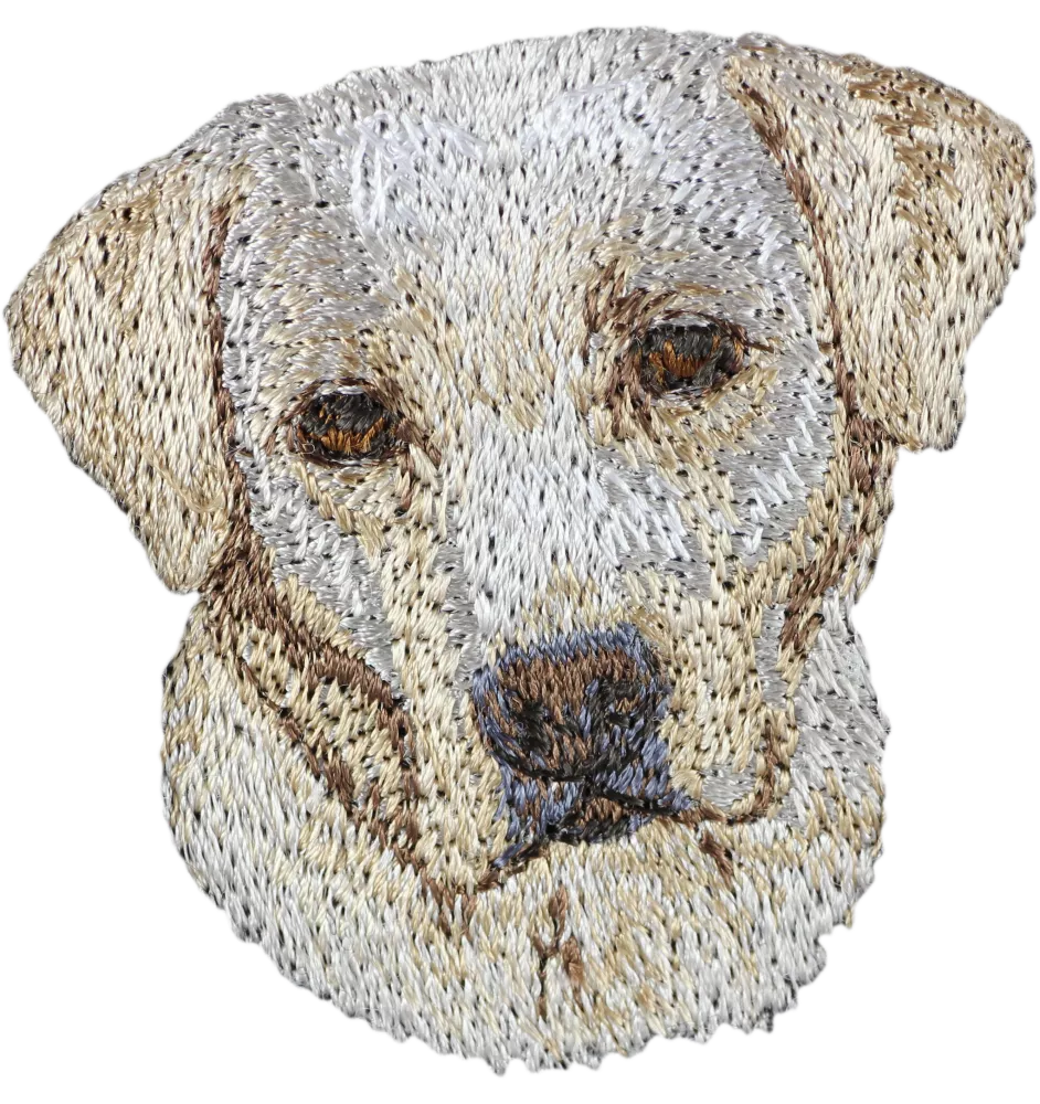 Labrador Retriever - dog-shaped patch, embroidered patch, unique decoration for Art-Dog backpack