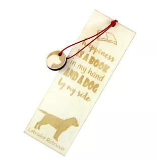 Labrador Retriever, retriever du Labrador - marque-page pour livre avec chien, marque-page personnalisé, accessoire canin pour les lecteurs de la marque Art-Dog
