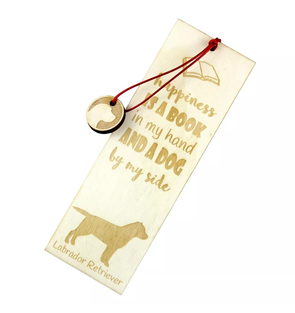 Labrador Retriever - Lesezeichen mit Hund, personalisiertes Lesezeichen, Hundeaccessoire für Leser der Marke Art-Dog