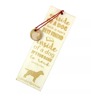 Labrador Retriever, retriever du Labrador - marque-page pour livre avec chien, marque-page personnalisé, cadeau pour les amateurs de livres de la marque Art-Dog