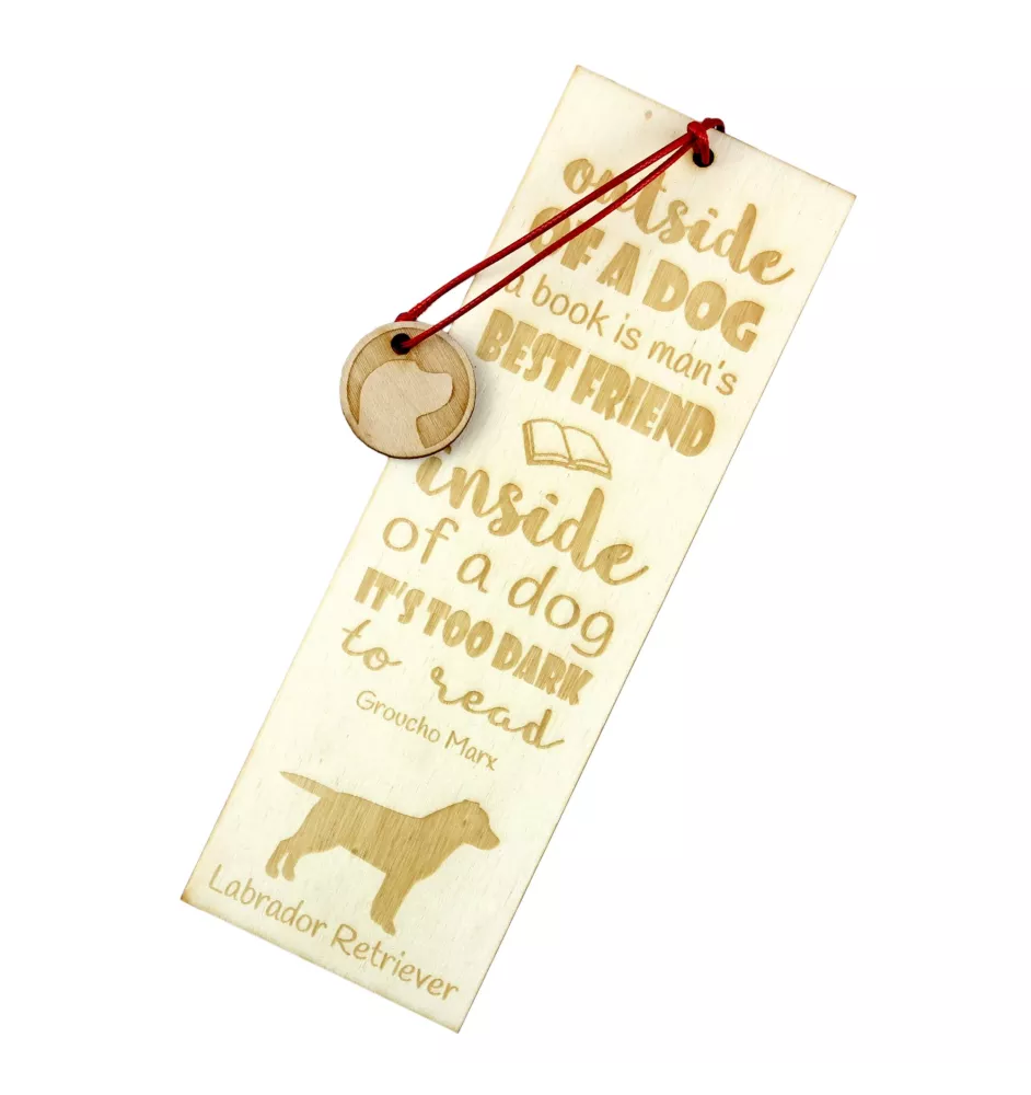 Labrador Retriever, retriever du Labrador - marque-page pour livre avec chien, marque-page personnalisé, cadeau pour les amateurs de livres de la marque Art-Dog