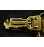 Labrador Retriever - brooch with a clip, gold-plated holder for a race number, elegant dog show pin from Art-Dog brand