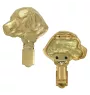 Labrador Retriever, retriever du Labrador - broche avec pince, support doré pour numéro de départ, cadeau pour exposition de chiens de la marque Art-Dog