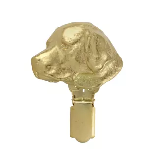 Labrador Retriever, retriever du Labrador - broche avec pince, support doré pour numéro de départ, cadeau pour exposition de chiens de la marque Art-Dog
