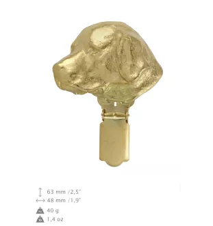 Labrador Retriever clipring pozłacany w pudełku Art-Dog