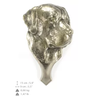 Labrador Retriever - door knocker in the shape of a dog's head, brass knocker, retro door decoration by Art-Dog brand