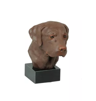 Labrador Retriever, retriever du Labrador - figurine peinte, statue, sculpture, réalisée par l'artiste, marque Art-Dog
