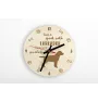 Labrador Retriever - clock with a dog, wooden clock, wall clock for dog lovers, clock for desk and shelf, Art-Dog