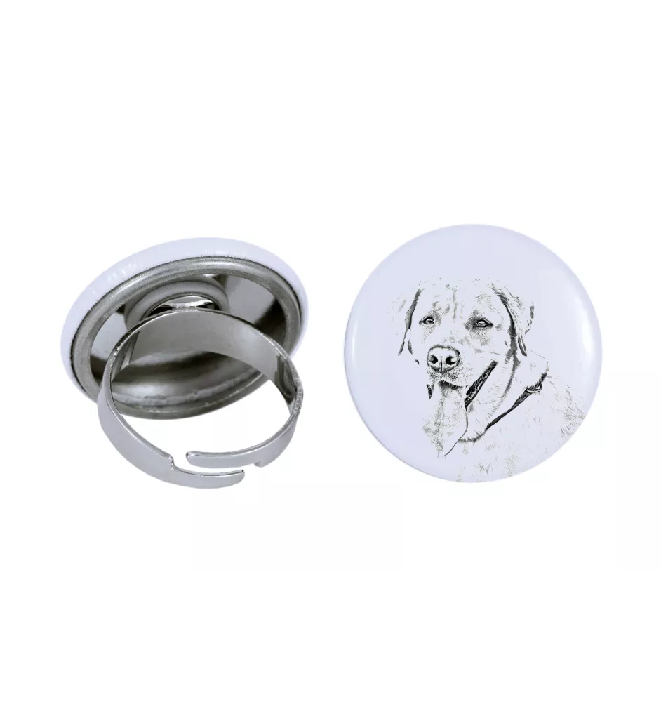 Labrador Retriever I - women's jewelry with a dog portrait, handmade product, possibility to add your own photo, Art-Dog brand