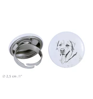 Labrador Retriever I - Damen Schmuck mit dem Bild eines Hundes, handgefertigtes Produkt, Möglichkeit, Ihr eigenes Foto hinzuzufügen, Marke Art-Dog