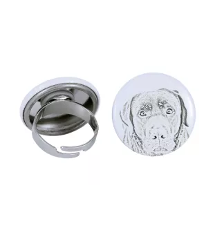 Labrador Retriever - Damen Schmuck mit dem Bild eines Hundes, handgefertigtes Produkt, Möglichkeit, Ihr eigenes Foto hinzuzufügen, Marke Art-Dog