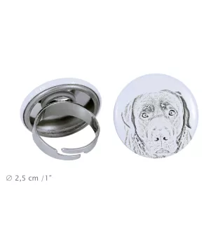 Labrador Retriever - Damen Schmuck mit dem Bild eines Hundes, handgefertigtes Produkt, Möglichkeit, Ihr eigenes Foto hinzuzufügen, Marke Art-Dog