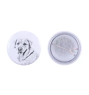 Labrador Retriever I - Anstecknadel mit Ihrem Hund, fügen Sie Ihr eigenes Foto hinzu, Marke Art-Dog