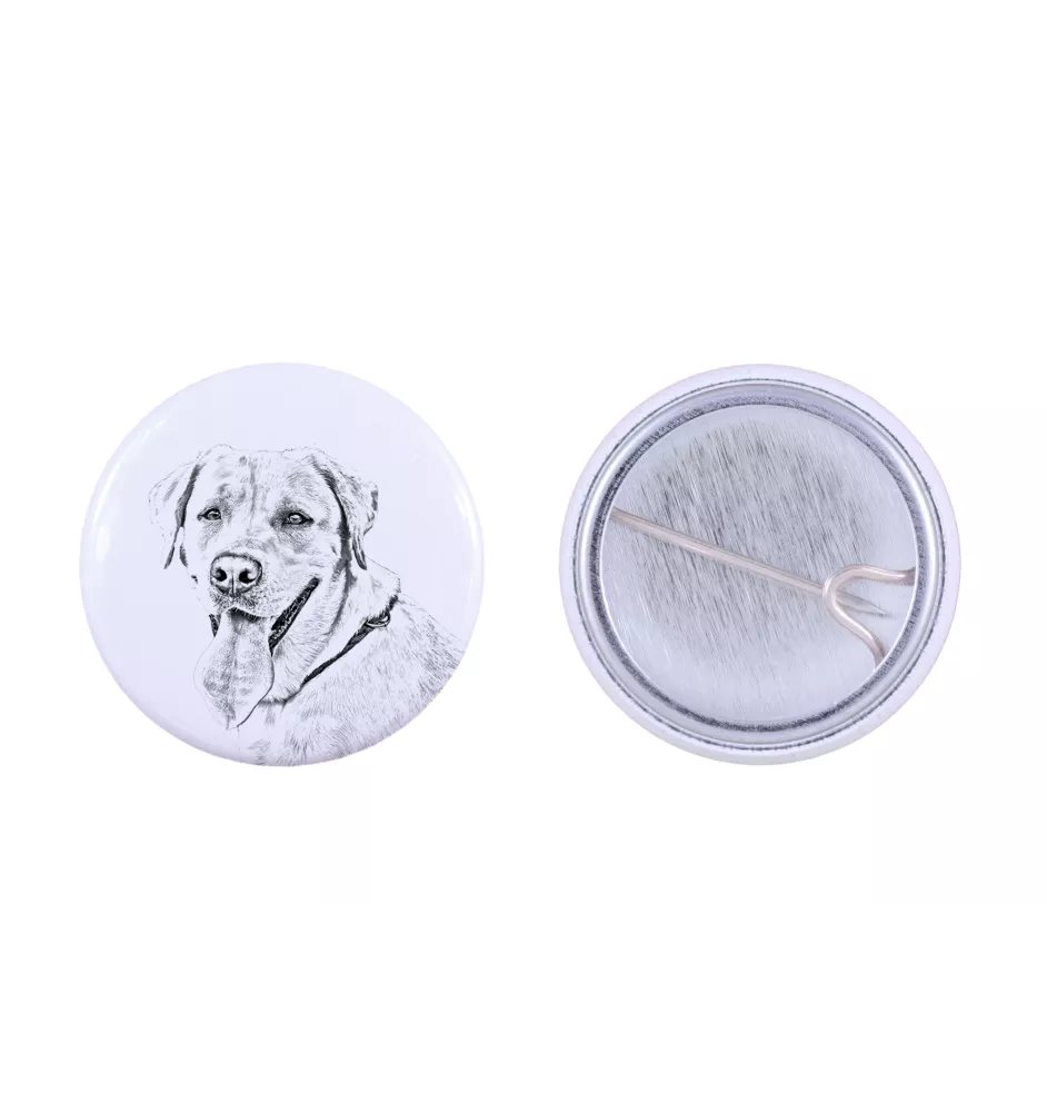 Labrador Retriever I - Anstecknadel mit Ihrem Hund, fügen Sie Ihr eigenes Foto hinzu, Marke Art-Dog