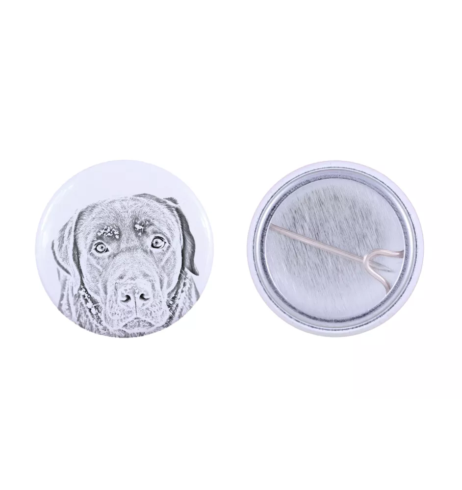 Labrador Retriever - pin with your dog, add your own photo, Art-Dog brand