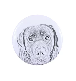 Labrador Retriever - Anstecknadel mit Ihrem Hund, fügen Sie Ihr eigenes Foto hinzu, Marke Art-Dog