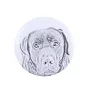 Labrador Retriever przypinka z psem mała Art-Dog